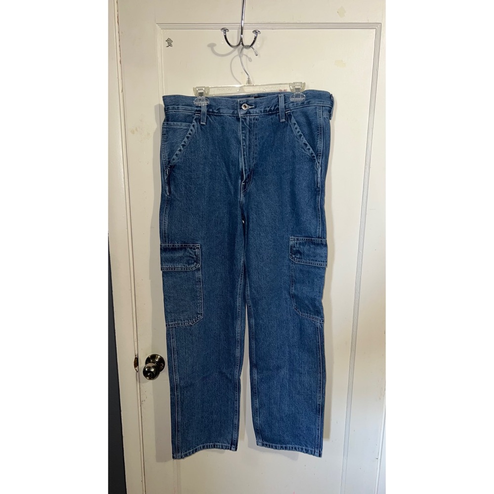 Levi’s SilverTab Jeans (light wash cargo style)